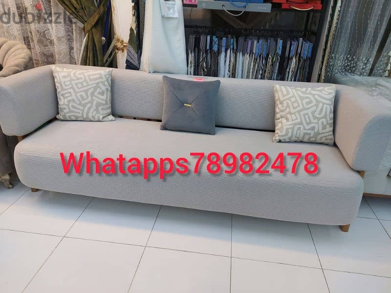 Special offer new 3 seater sofa without delivery 1 piece 85 rial 3