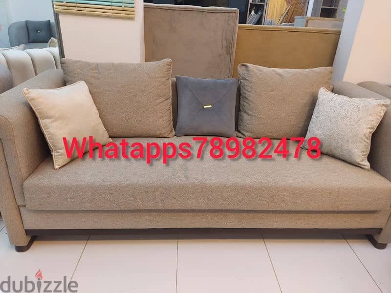 new 6th seater sofa without delivery 165 rial 5