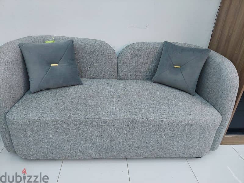 new 2 seater sofa without delivery 1 piece 55 rial 4