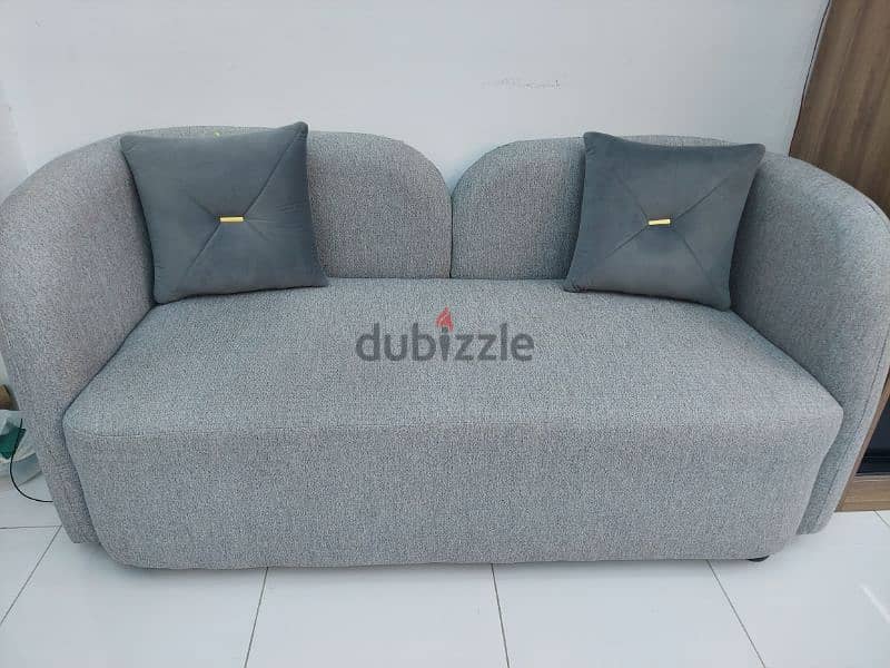 new 2 seater sofa without delivery 1 piece 55 rial 6