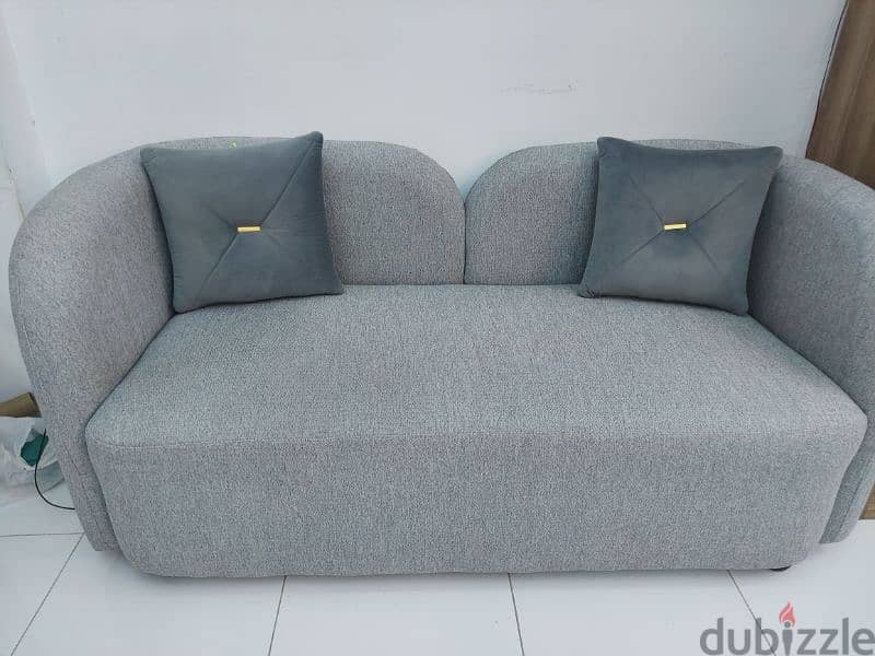 new 2 seater sofa without delivery 1 piece 60 rial 8