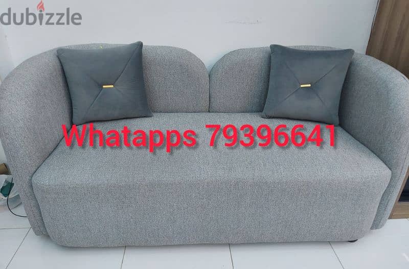 new 2 seater sofa without delivery 1 piece 60 rial 2