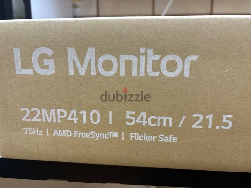 LG GAMING MONITOR (22MP410) 75hz AMD FREESYNC 21.5inch 1