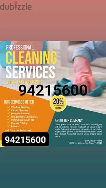 House cleaning villa office apartment & kitchen deep cleaning service 0