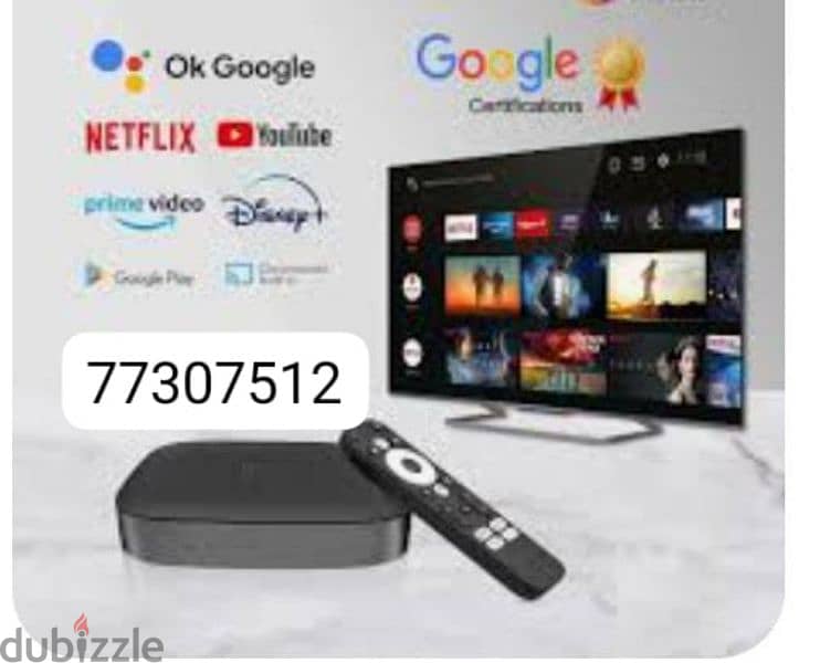 Google Tv Box with Ip_Tv one year subscription 0