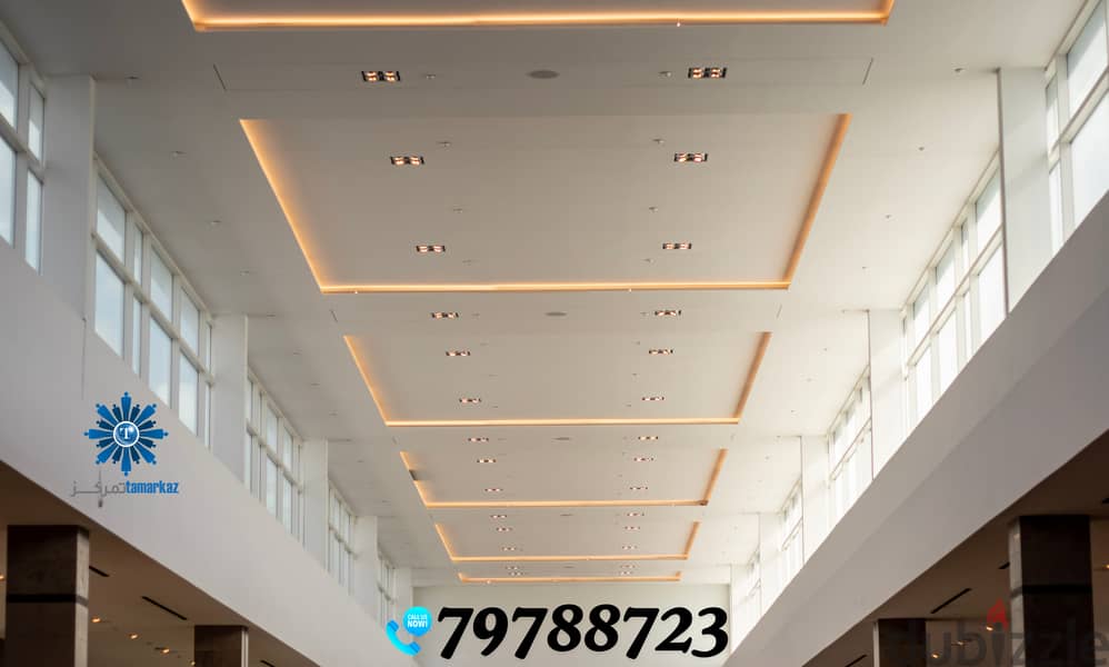 We do all types of interior gypsum partition&ceiling work as contracor 4