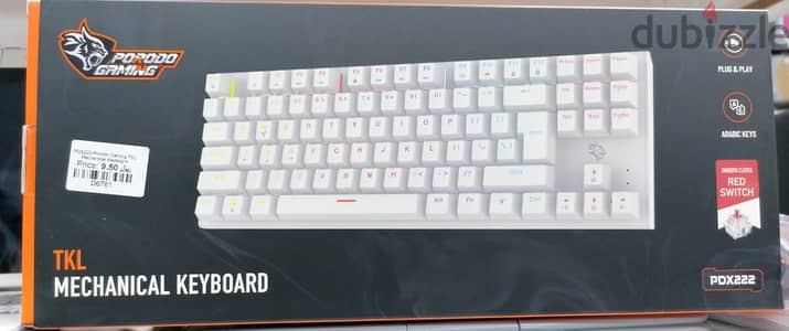 Porodo Gaming TKL Mechanical Keyboard PDX222