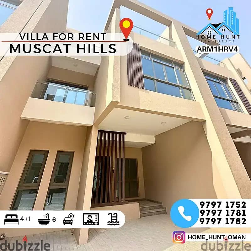 MUSCAT HILLS | LUXURIOUS 4+1 BEDROOM VILLA WITH PRIVATE POOL 0