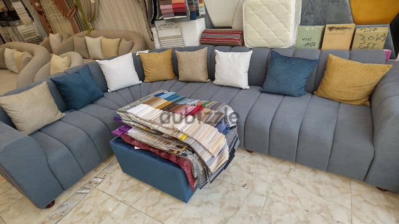 European style L with 2single sofa set available in showroom 1