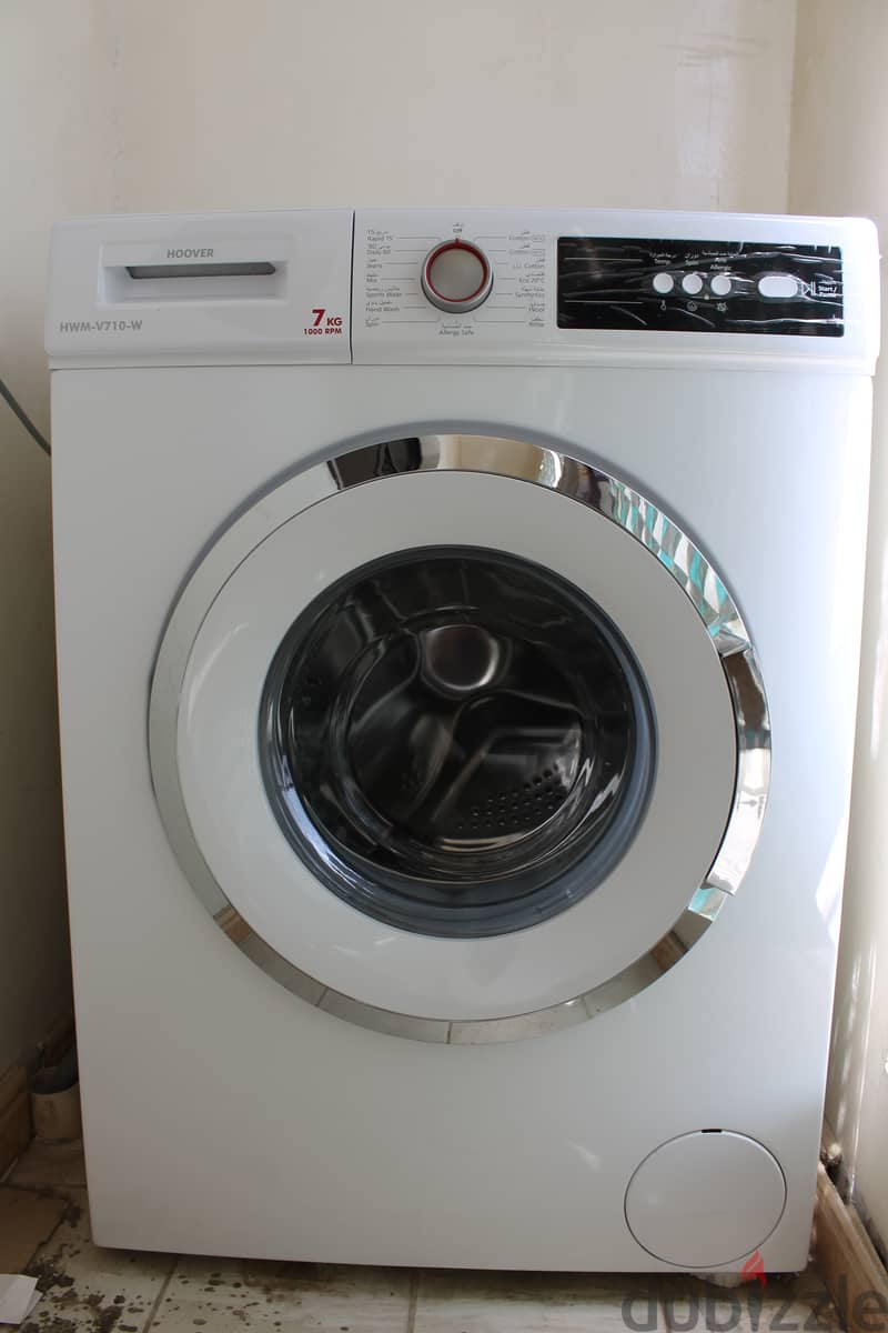 HOOVER 7KG AUTOMATIC FRONTLOAD WASHINE MACHINE. UNDER WARRANTY 0