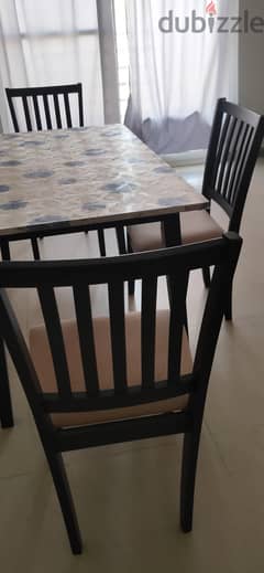 Dining Table with 4 chair for Sale 0