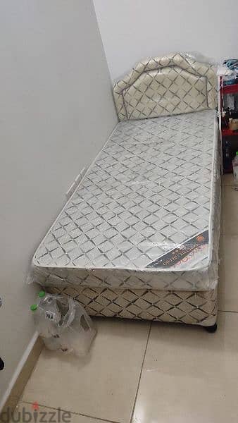 single bed with medicated mattress 0