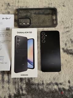 Samsung a34 256gb 8gb almost new condition