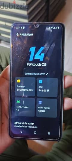 vivo y 27 5 g 6 + 128 condition 10/10