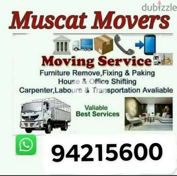 Best Muscat Mover and Packer House shifting office villa stor 0