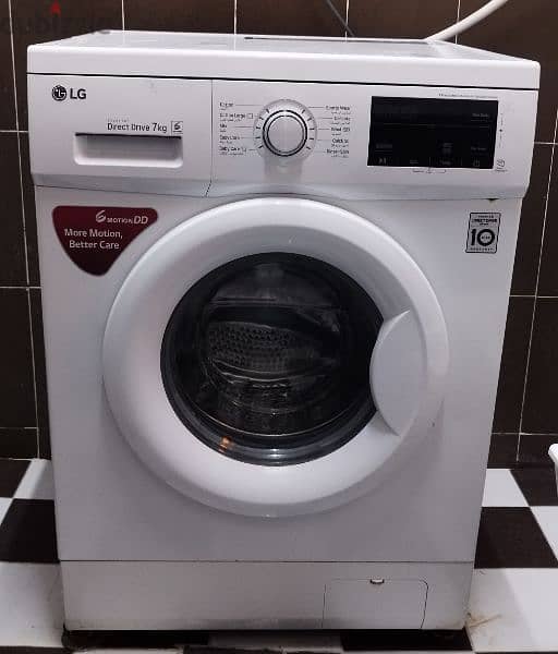 LG washing machine 7kg 4