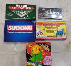 different Game boxes