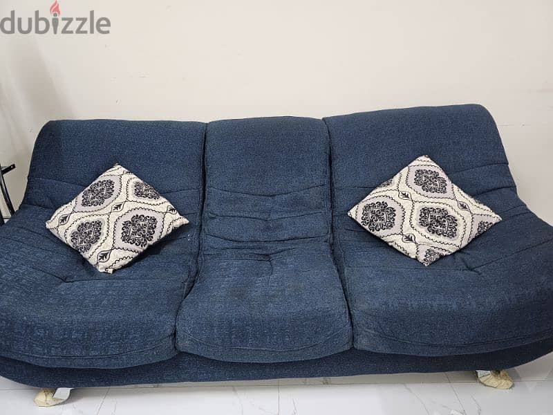 very nice and cute 3+2 sofa along with 2 chairs 3