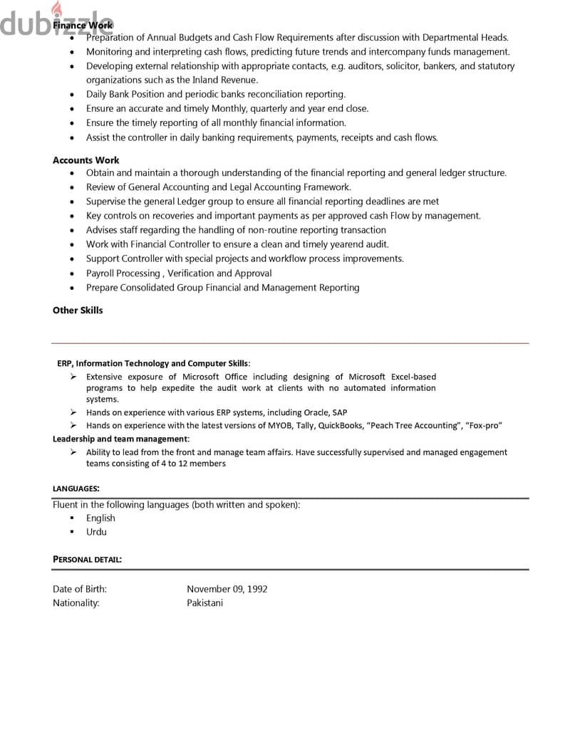 Chartered Accountant-8year Experience searching for Job 1