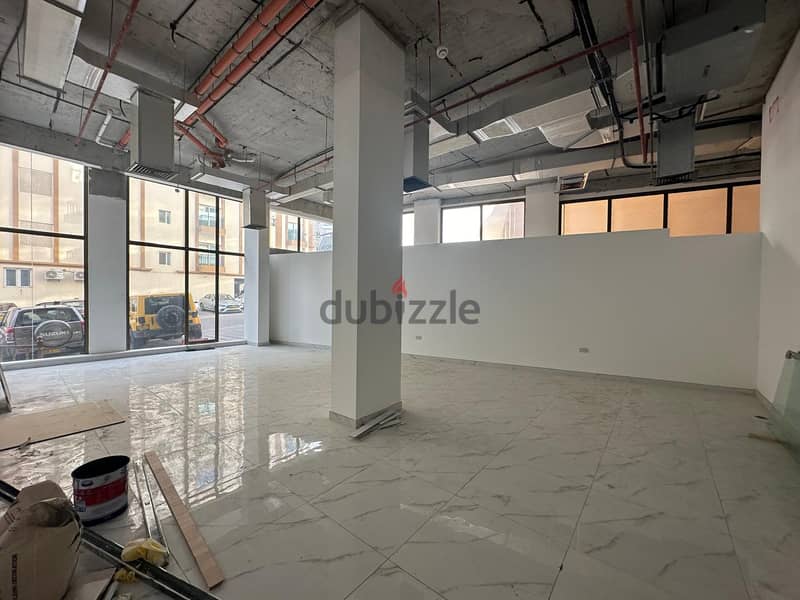 127 SQM Road-Facing Shop in Qurum – Ras Al Hamra Area 2