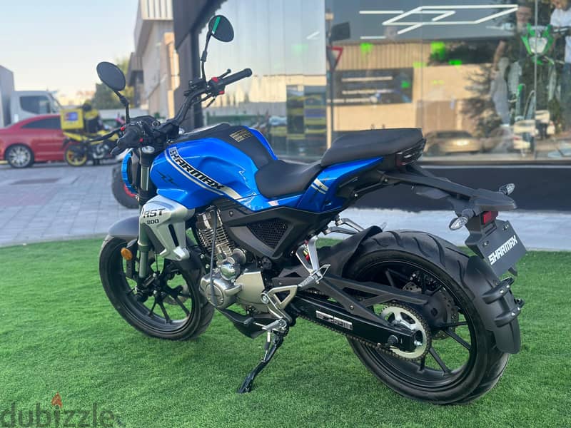 SHARMAX RST 200 Ultra WITH WARRANTY  (sport naked bike دراجة نارية) 1