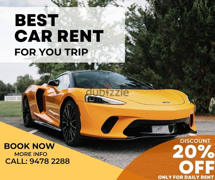 20% discount for daily rent 0