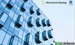 ⏩do all kinds of glass work Fixing,Repair,Partition,Structural Glazing