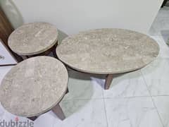 Marble centre & side table 0