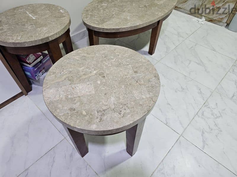 Marble centre & side table 2