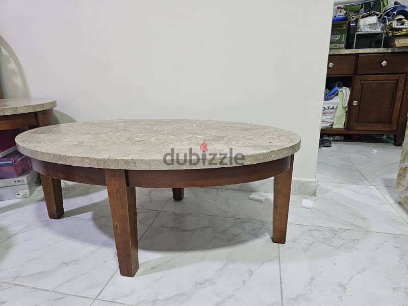 Marble centre & side table 3