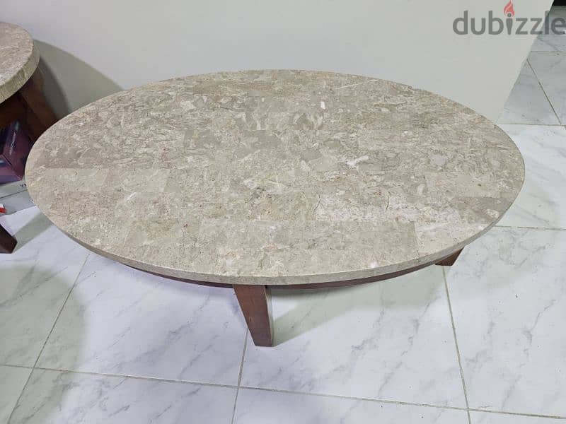 Marble centre & side table 4