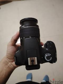 canon eos 4000D 18-55dc lens with tripod 0