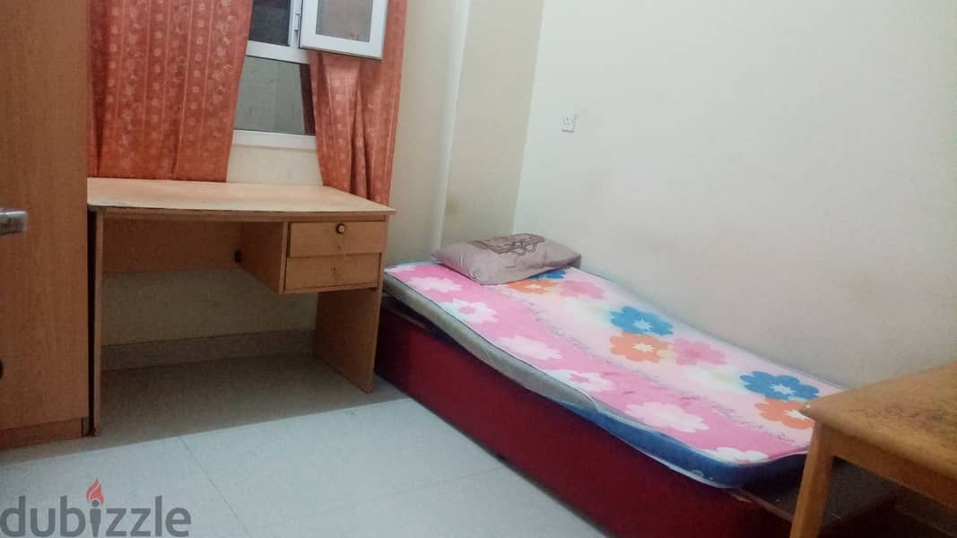 Fully Furnished Single Room For Rent In Amirat Area. 2