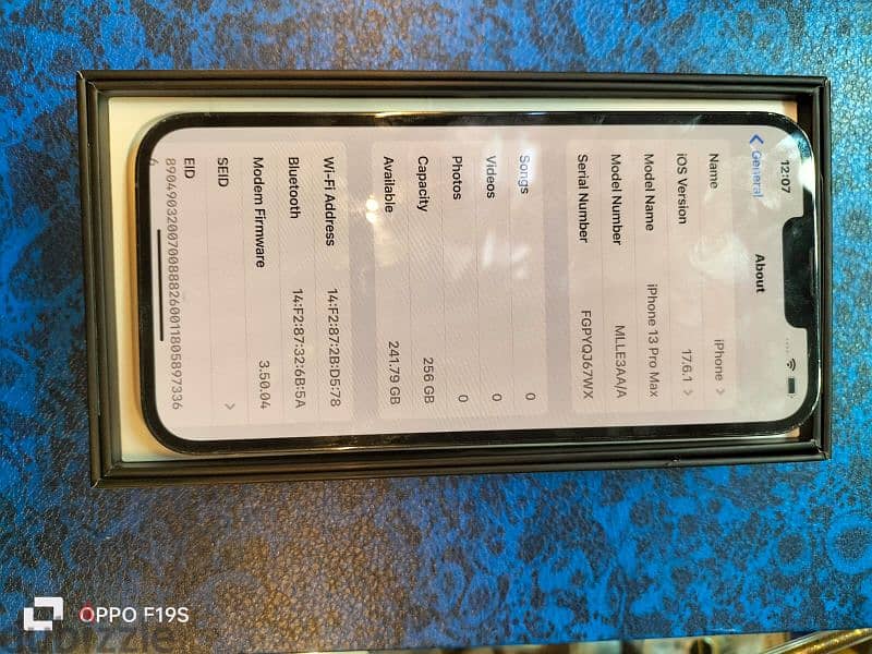 iphone 13 pro max 256 gb Sierra blue colour 2