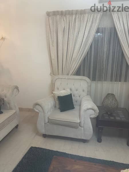 white Egyptian Sofa for sale (7 seater ) 2