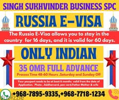 All services Visit visa Russia Oman Jobs Only Indian