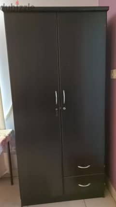 Double door wooden cupboard