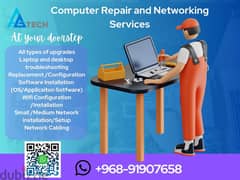 We visit you for IT repairs/network solutions.