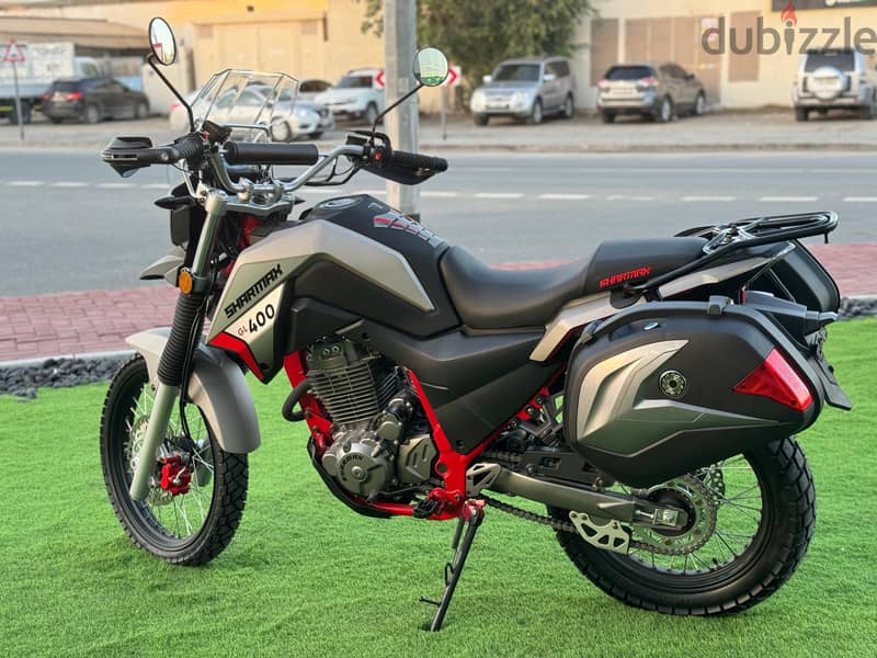 SHARMAX GL 400 WITH WARRANTY (touring bike, دراجة تجوال) 4