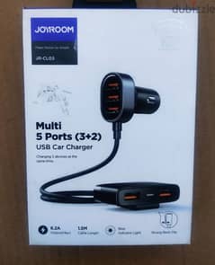 Joyroom car charger 5 multi ports