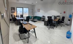 fully furnished office for rent in bousher 0