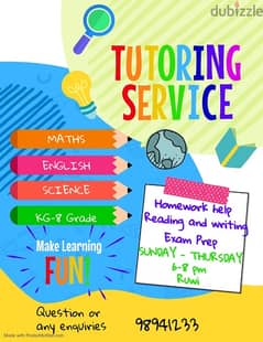 Tutor available