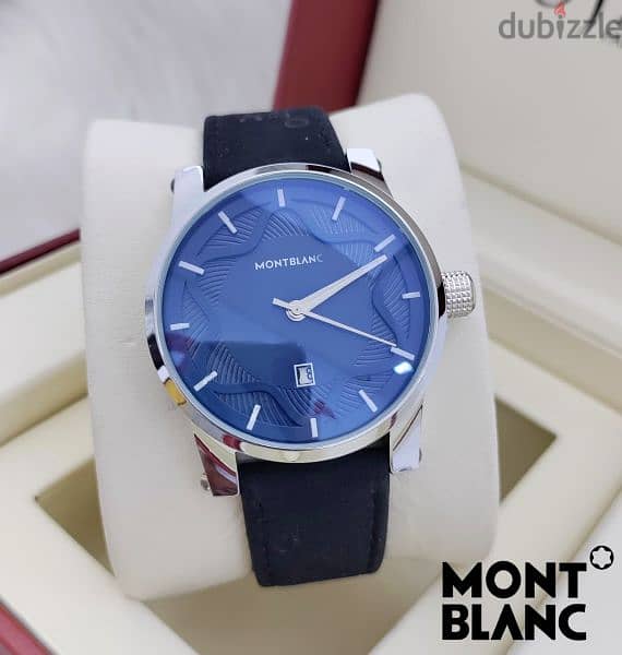 Mont blanc leather watches 2