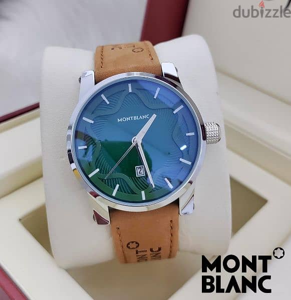 Mont blanc leather watches 3