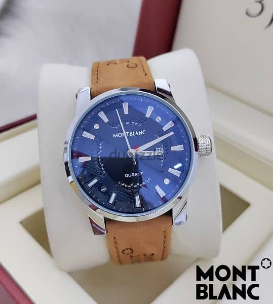 Mont blanc leather watches 5