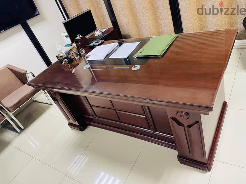 Office Table, Cupboard & Suitable 0