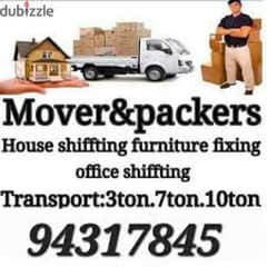 Muscat Mover carpenter house shiffting TV curtains furniture fixing 0