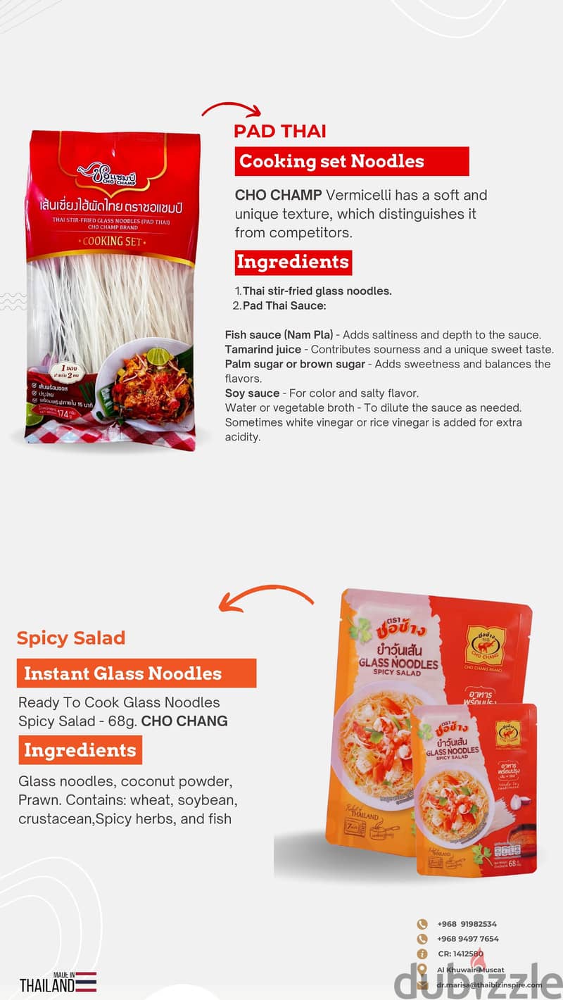 Thai Products SPA & Noodles 1