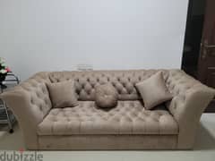 3 seater sofa with cushions