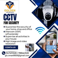 CCTV , intercom , wifi extender , networking and electrical work